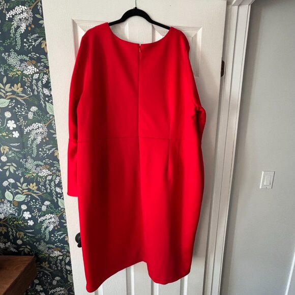 Eloquii Flare Sleeve Scuba Dress - Picture 2 of 8